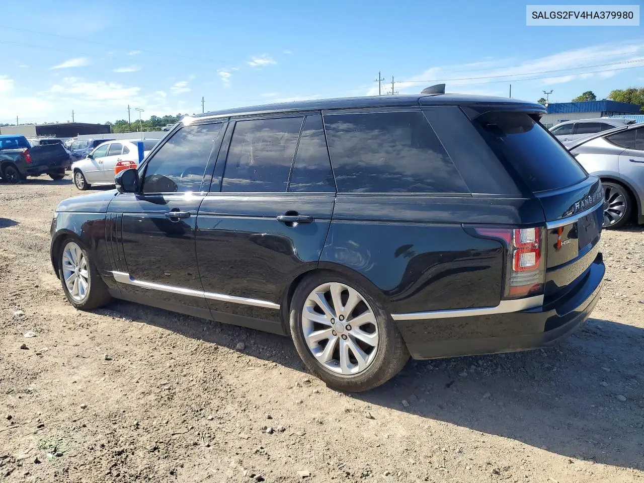 2017 LAND ROVER RANGE ROVER VIN SALGS2FV4HA379980 — фото 2