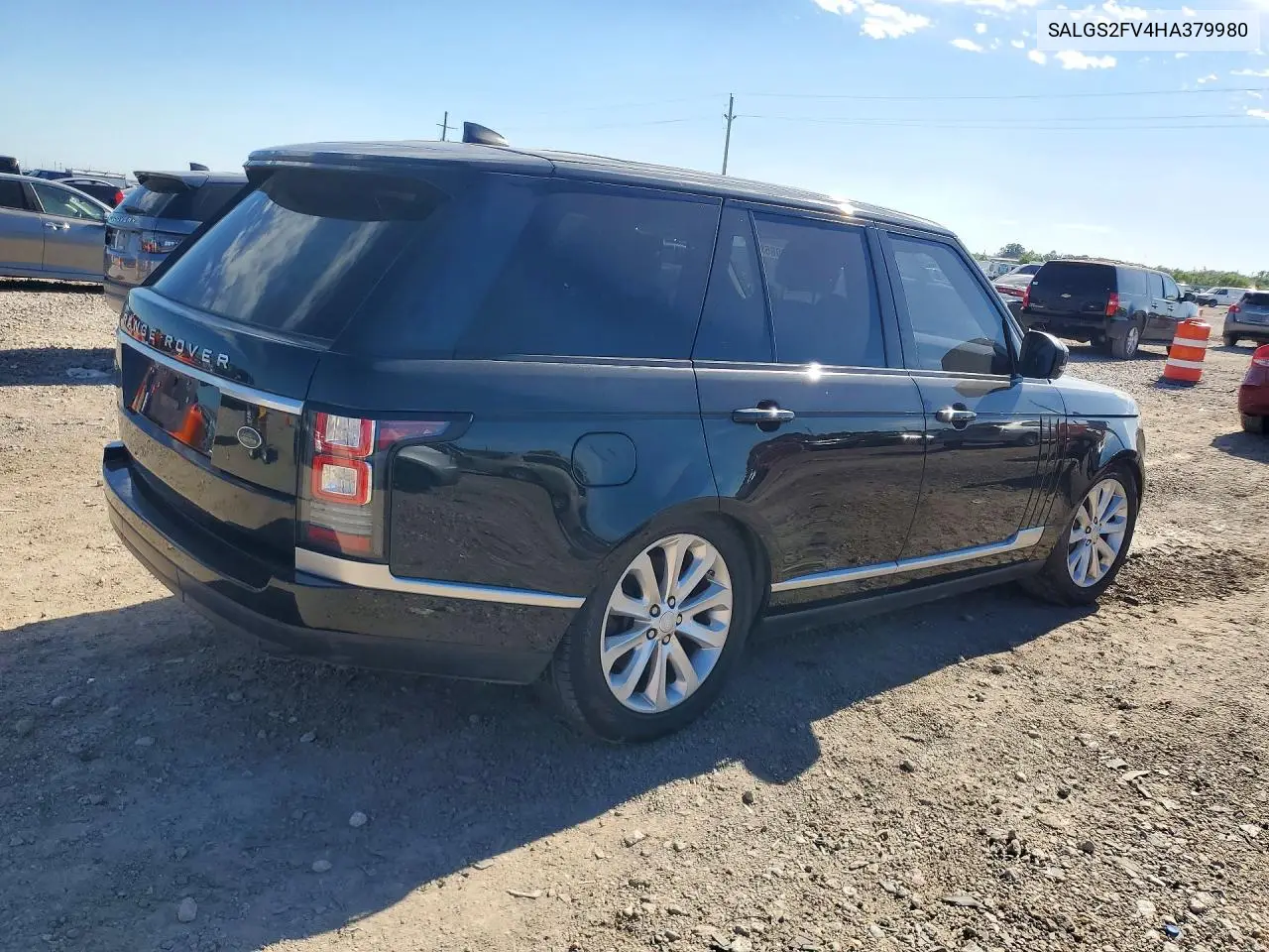 2017 LAND ROVER RANGE ROVER VIN SALGS2FV4HA379980 — фото 3