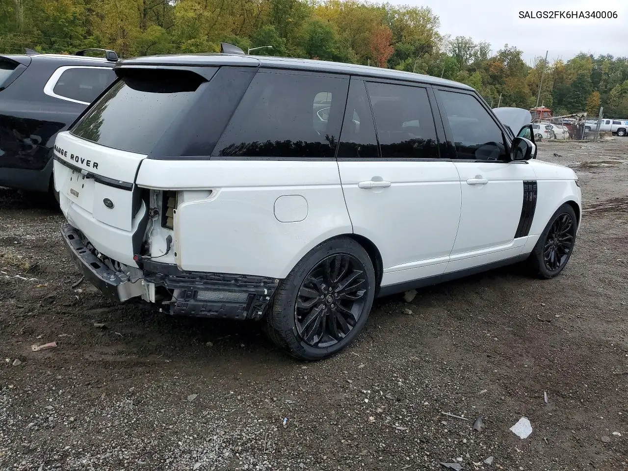 2017 LAND ROVER RANGE ROVER VIN SALGS2FK6HA340006 — фото 3