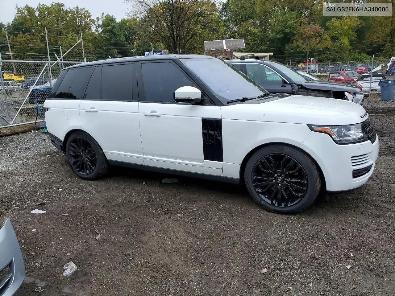 2017 LAND ROVER RANGE ROVER VIN SALGS2FK6HA340006 — фото 4