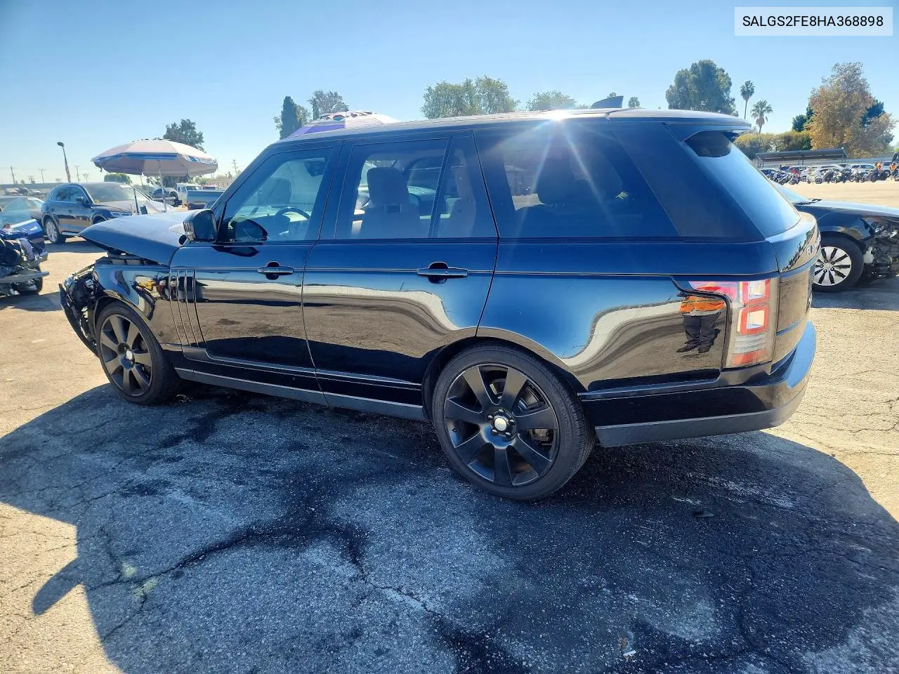 2017 LAND ROVER RANGE ROVER VIN SALGS2FE8HA368898 — фото 2