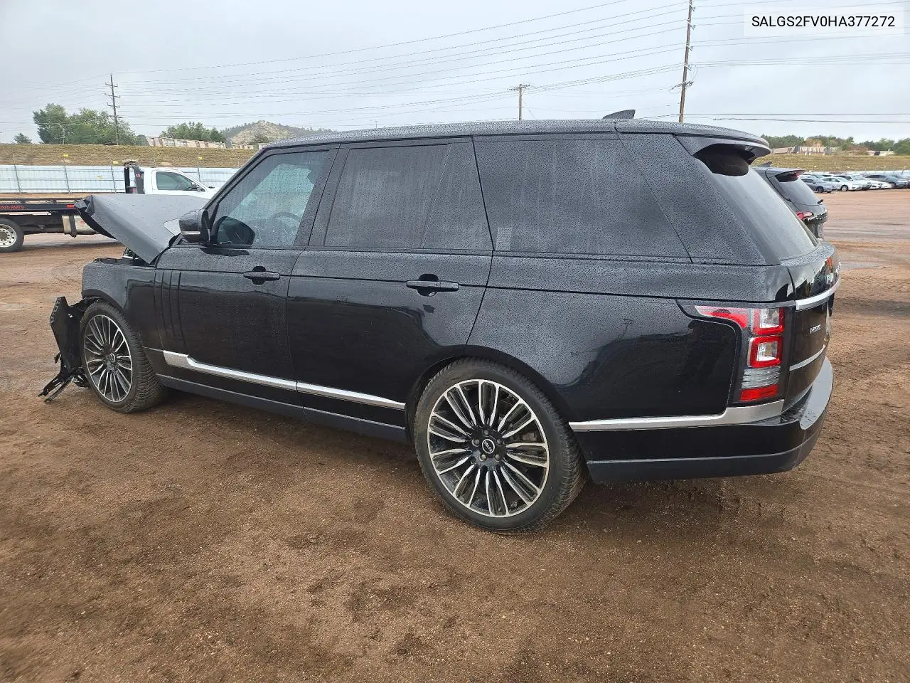 2017 LAND ROVER RANGE ROVER VIN SALGS2FV0HA377272 — фото 2