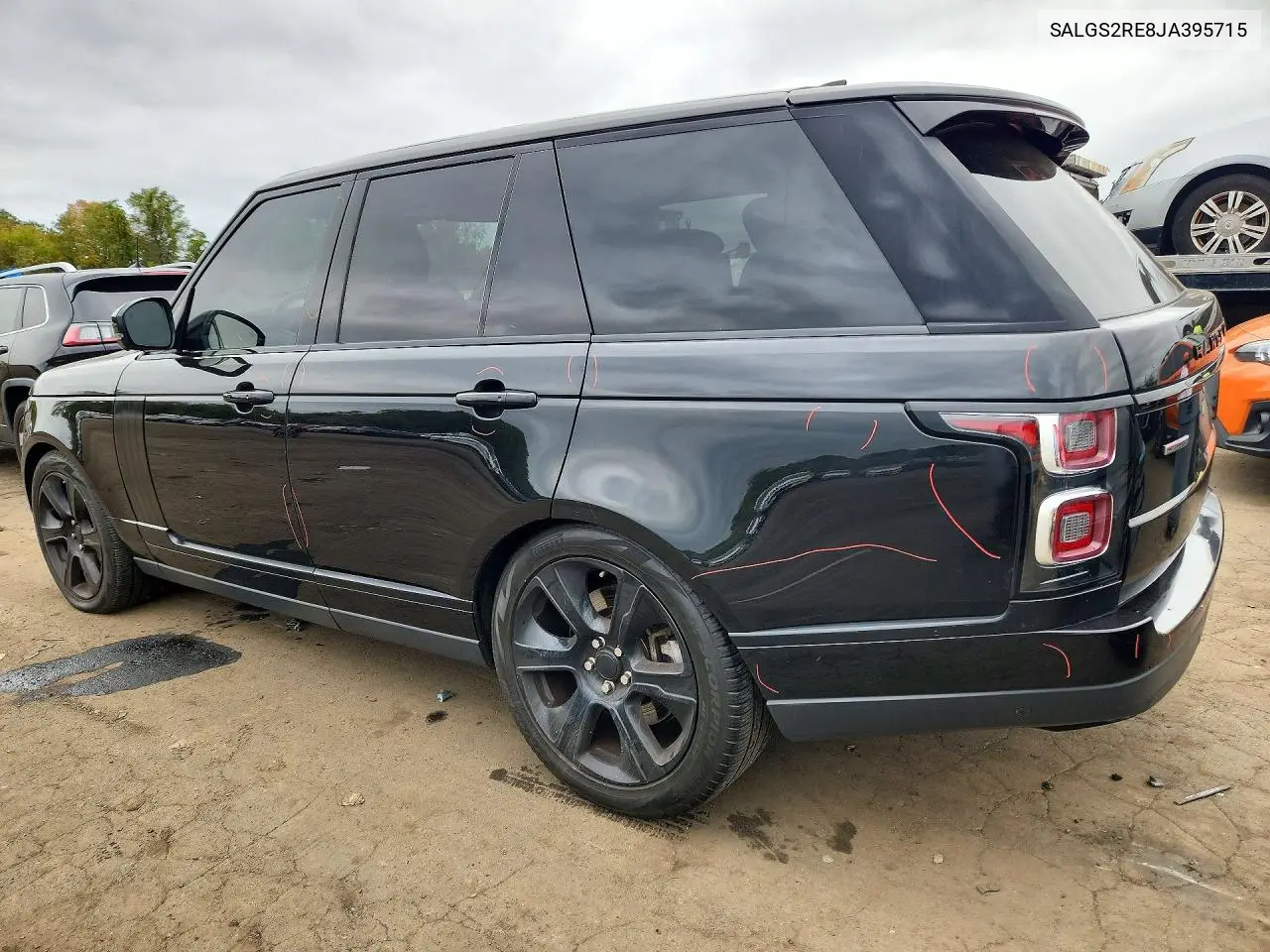 2018 LAND ROVER RANGE ROVER VIN SALGS2RE8JA395715 — фото 2