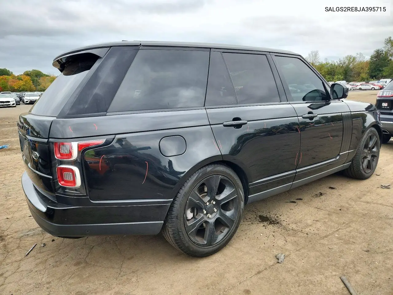 2018 LAND ROVER RANGE ROVER VIN SALGS2RE8JA395715 — фото 3