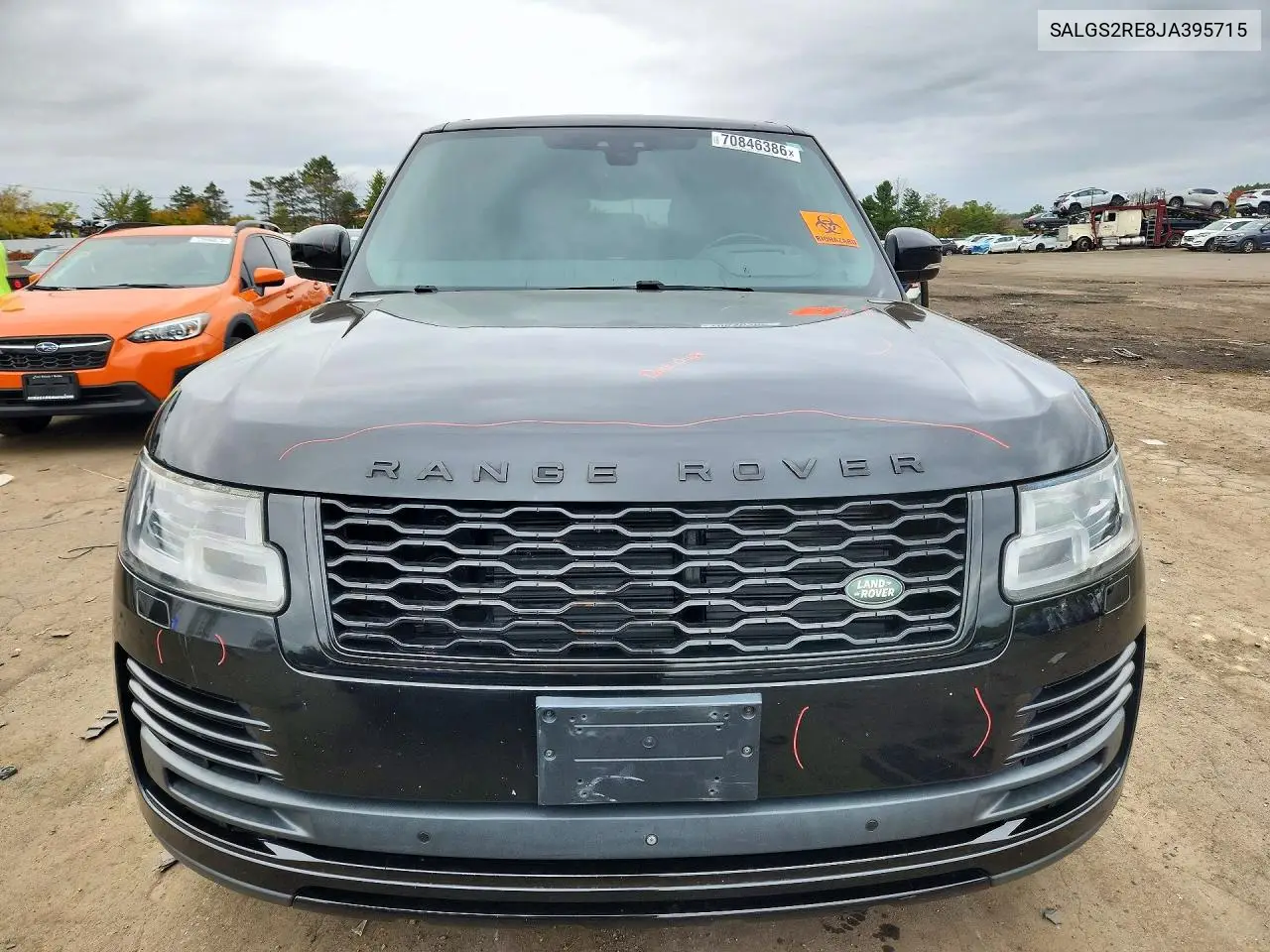 2018 LAND ROVER RANGE ROVER VIN SALGS2RE8JA395715 — фото 5