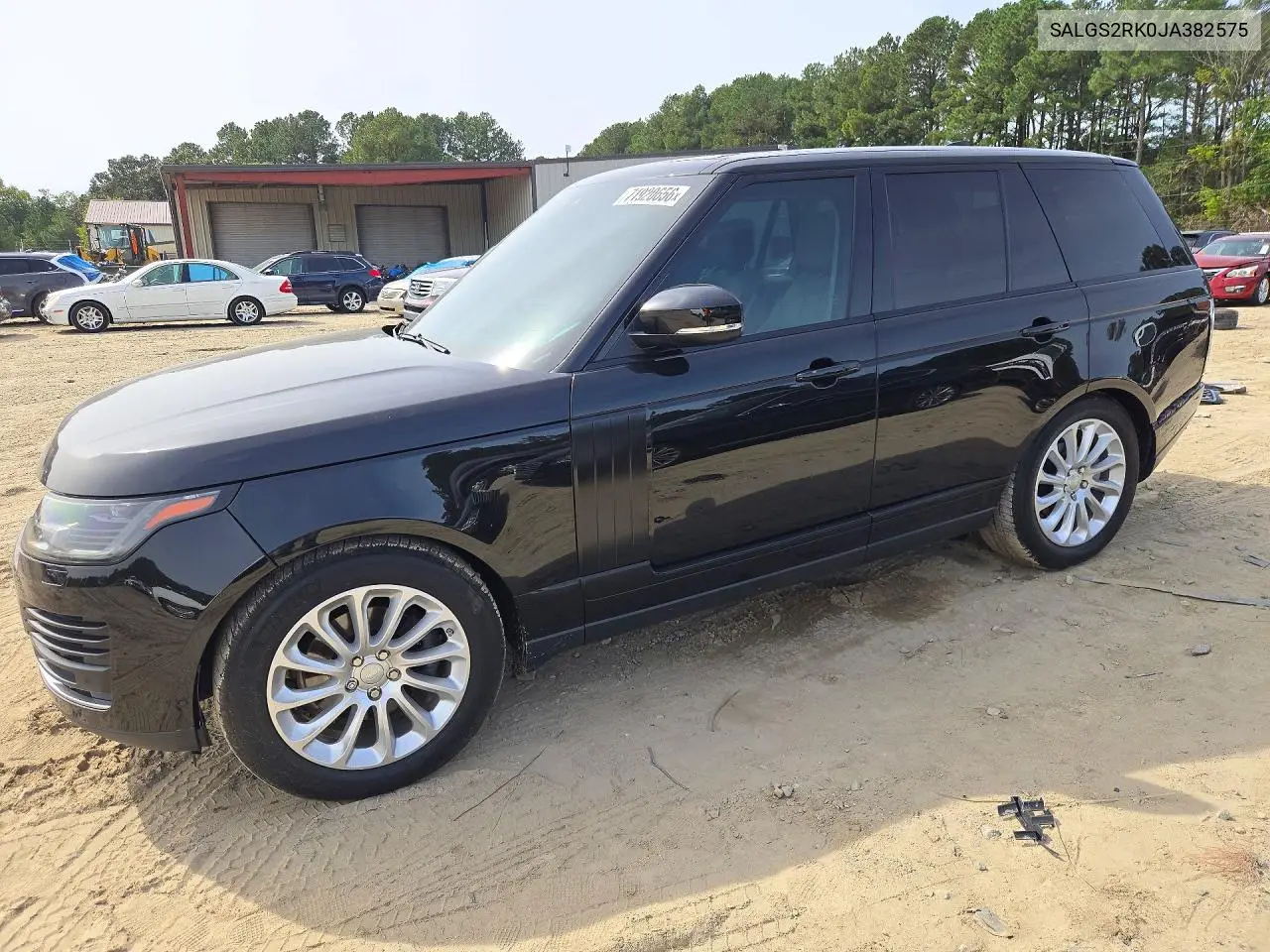 LAND ROVER RANGE ROVER 2018, VIN SALGS2RK0JA382575