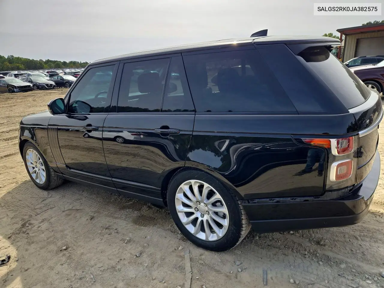 2018 LAND ROVER RANGE ROVER VIN SALGS2RK0JA382575 — фото 2