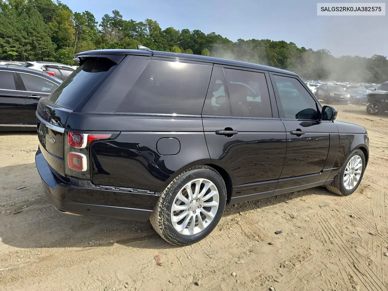 2018 LAND ROVER RANGE ROVER VIN SALGS2RK0JA382575 — фото 3