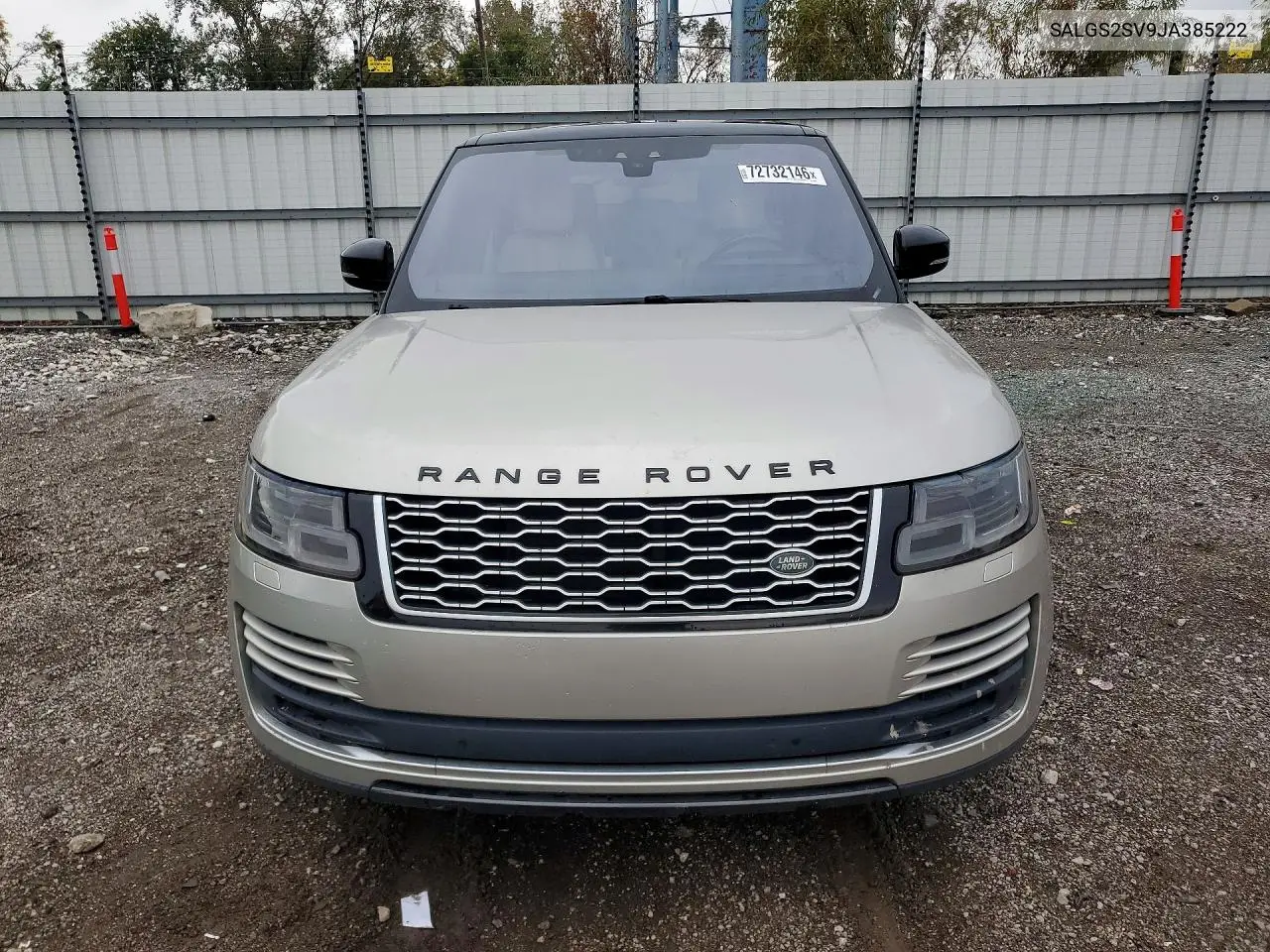 2018 LAND ROVER RANGE ROVER VIN SALGS2SV9JA385222 — фото 5