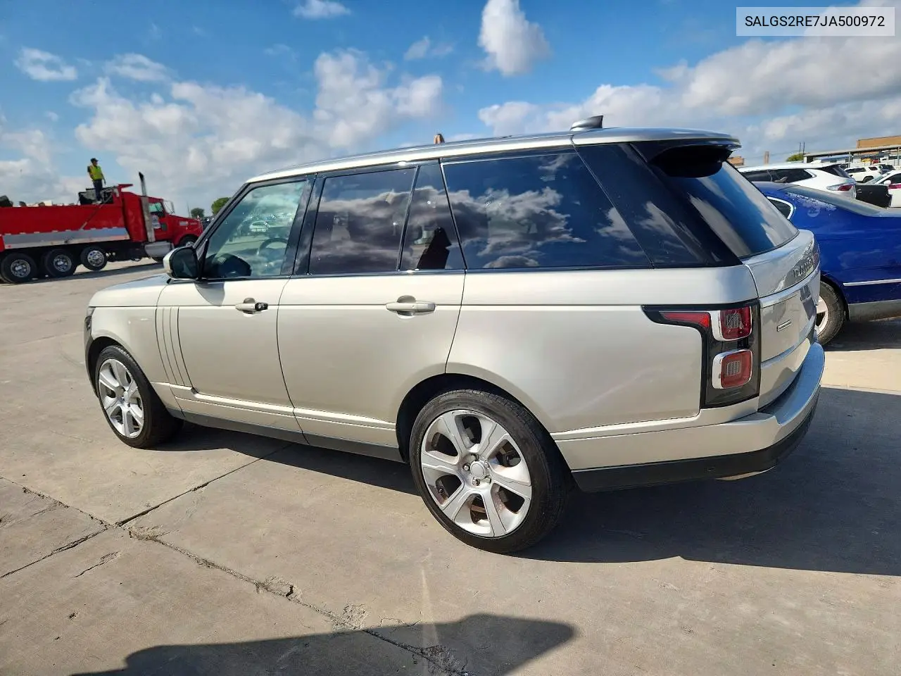 2018 LAND ROVER RANGE ROVER VIN SALGS2RE7JA500972 — фото 2