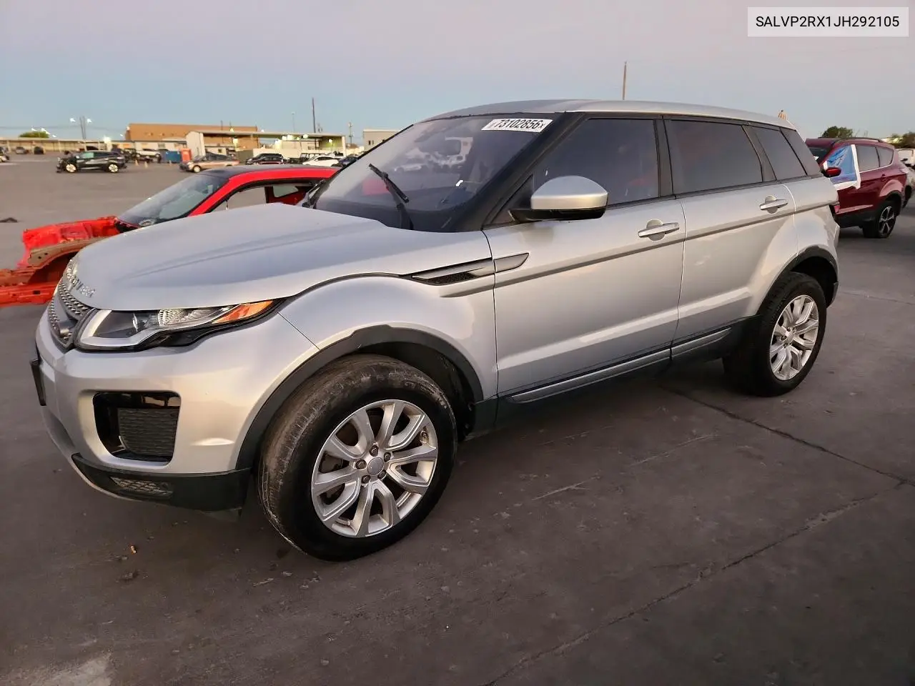 LAND ROVER RANGE ROVER 2018, VIN SALVP2RX1JH292105
