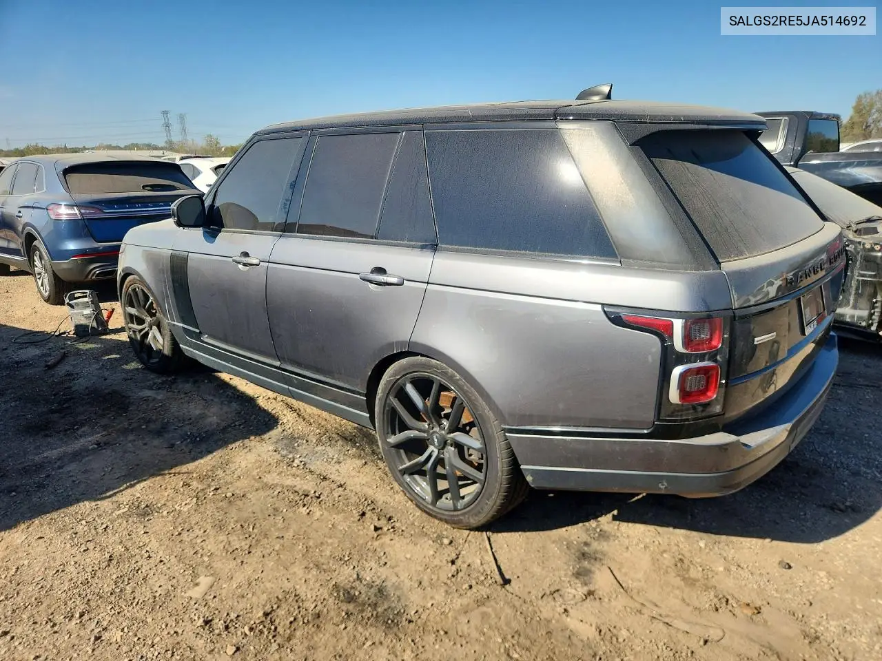 2018 LAND ROVER RANGE ROVER VIN SALGS2RE5JA514692 — фото 2