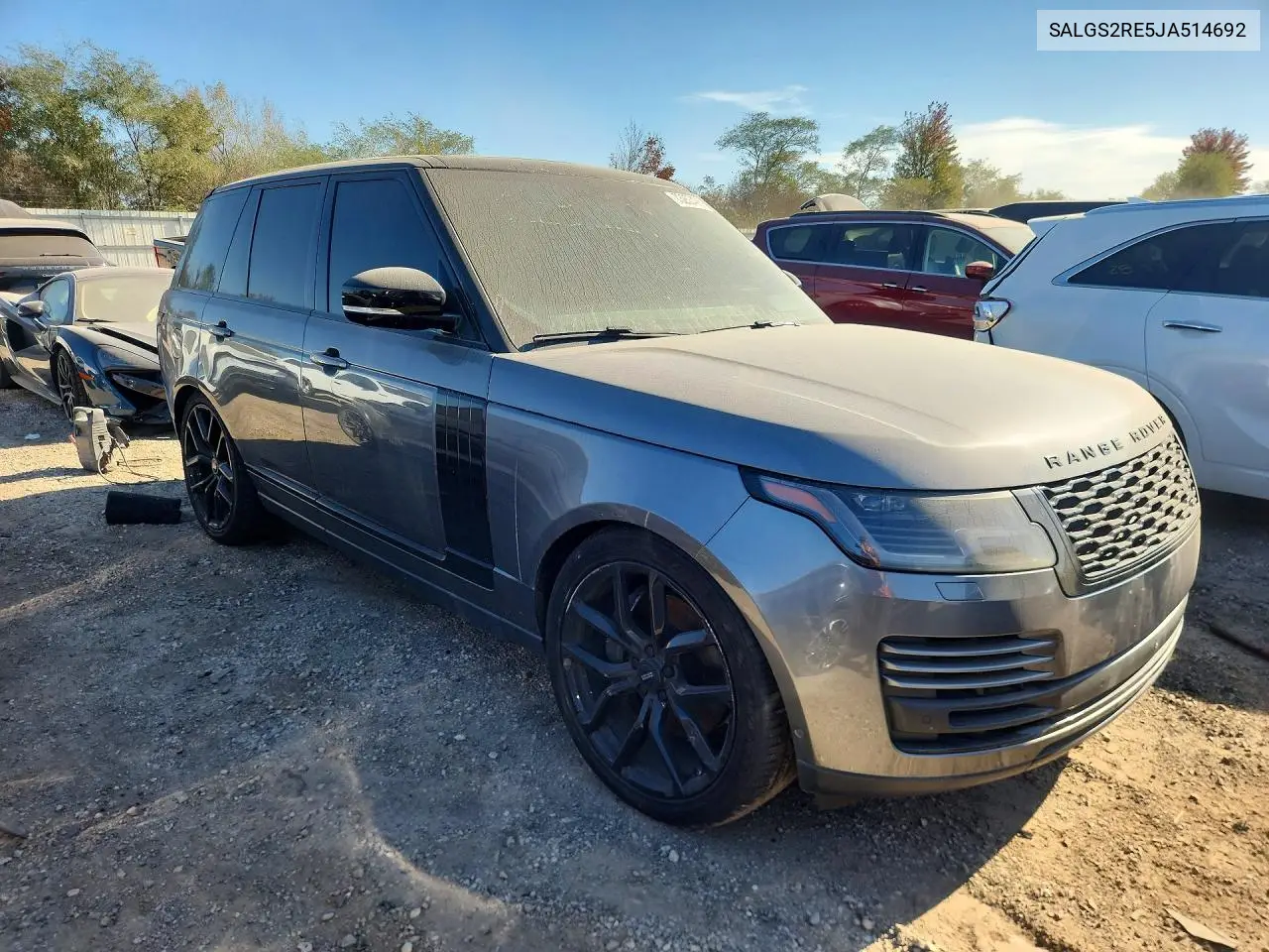 2018 LAND ROVER RANGE ROVER VIN SALGS2RE5JA514692 — фото 4