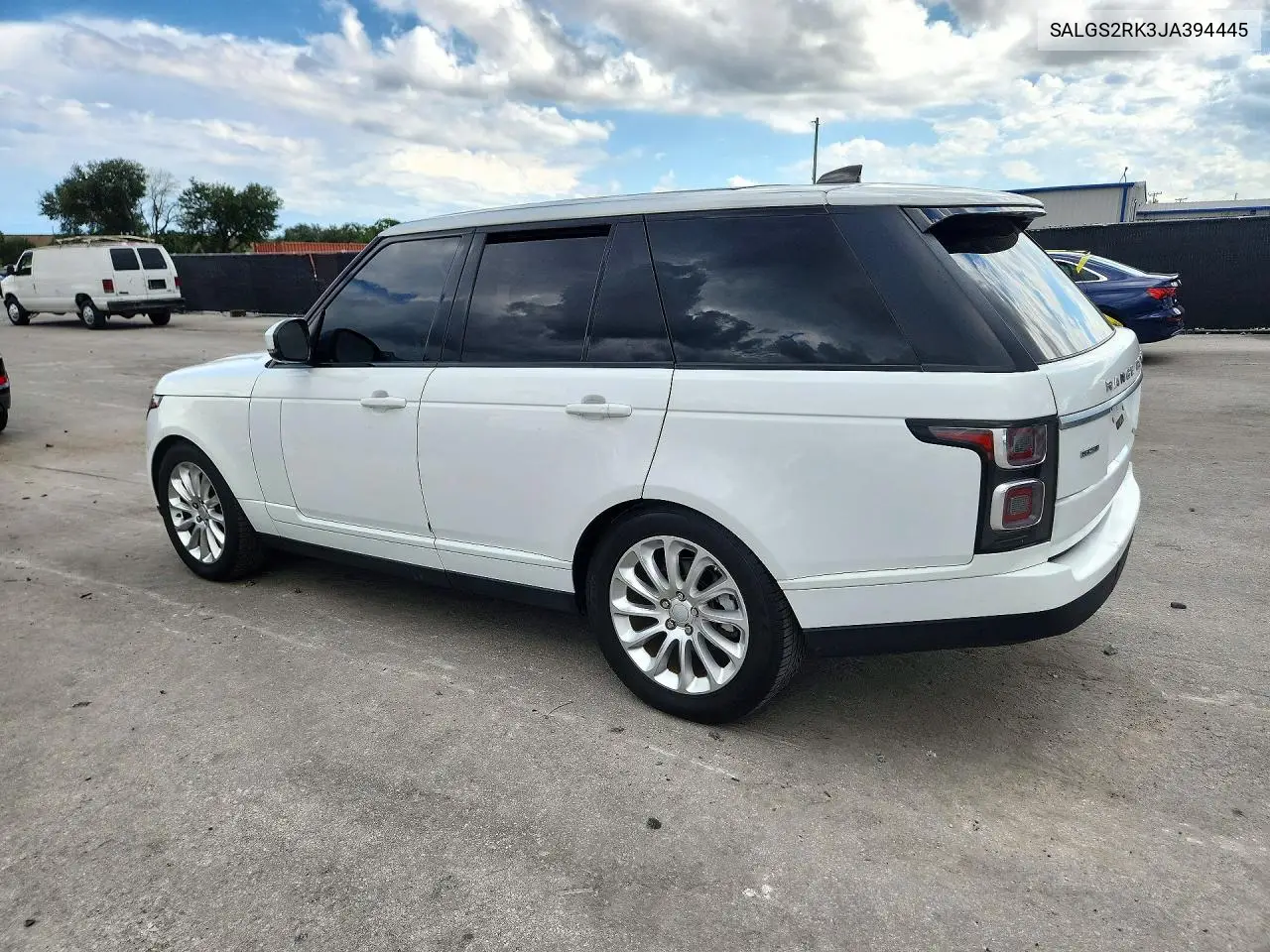 2018 LAND ROVER RANGE ROVER VIN SALGS2RK3JA394445 — фото 2
