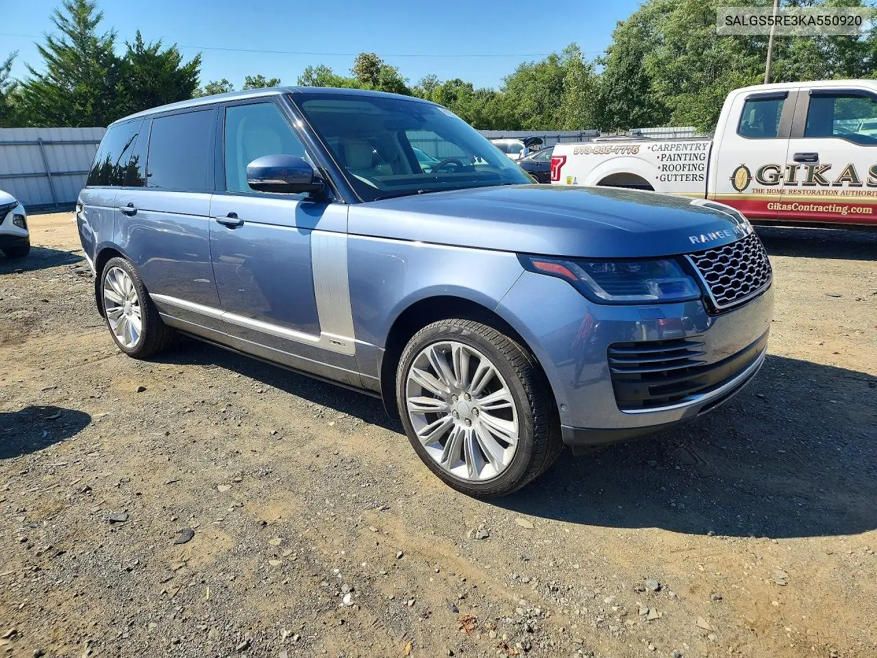 2019 LAND ROVER RANGE ROVER VIN SALGS5RE3KA550920 — фото 4