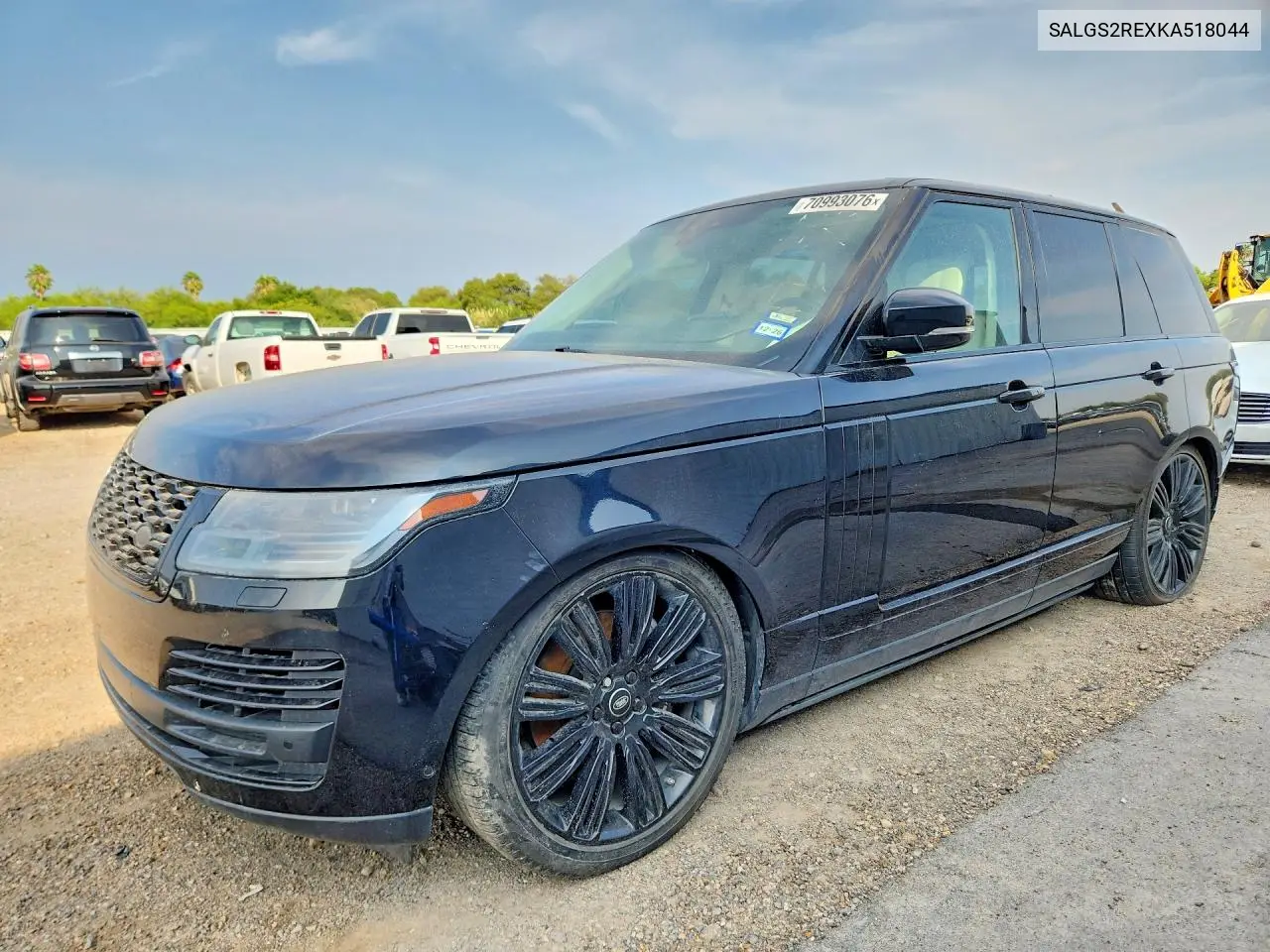 LAND ROVER RANGE ROVER 2019, VIN SALGS2REXKA518044