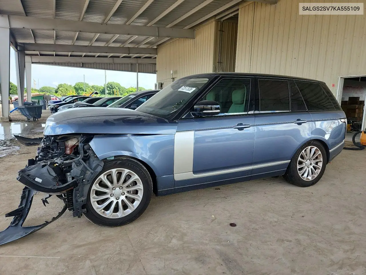 LAND ROVER RANGE ROVER 2019, VIN SALGS2SV7KA555109