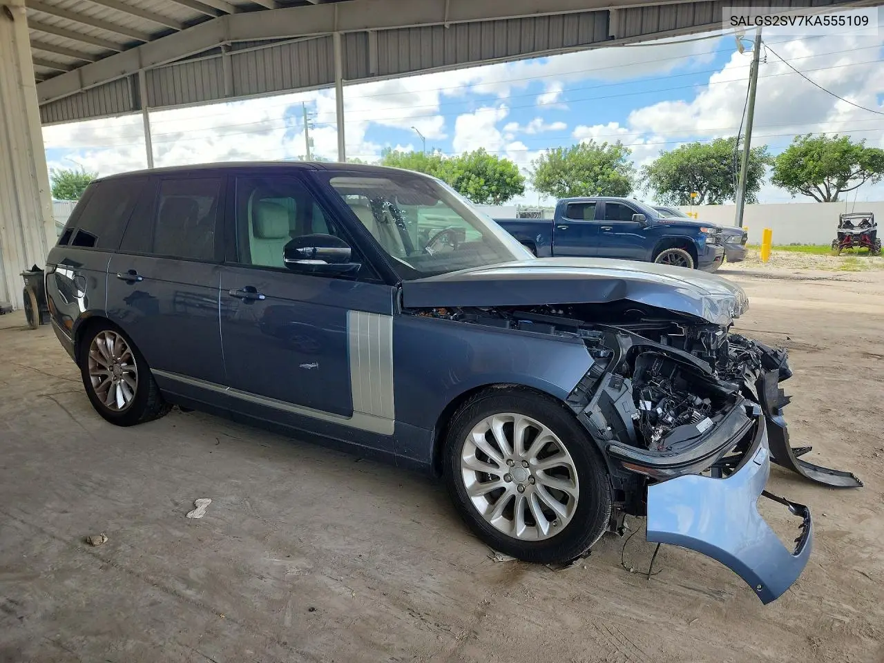 2019 LAND ROVER RANGE ROVER VIN SALGS2SV7KA555109 — фото 4