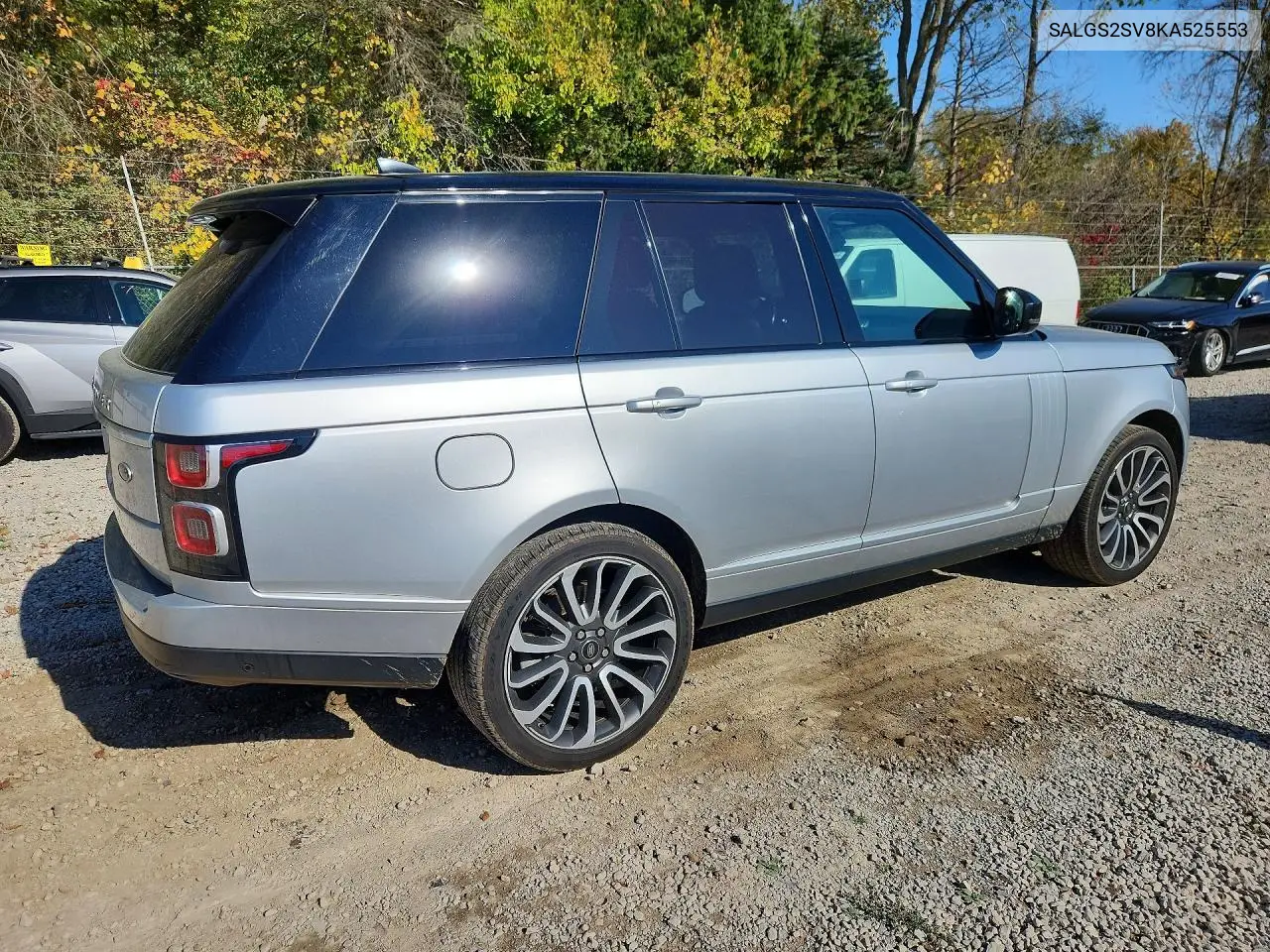 2019 LAND ROVER RANGE ROVER VIN SALGS2SV8KA525553 — фото 3
