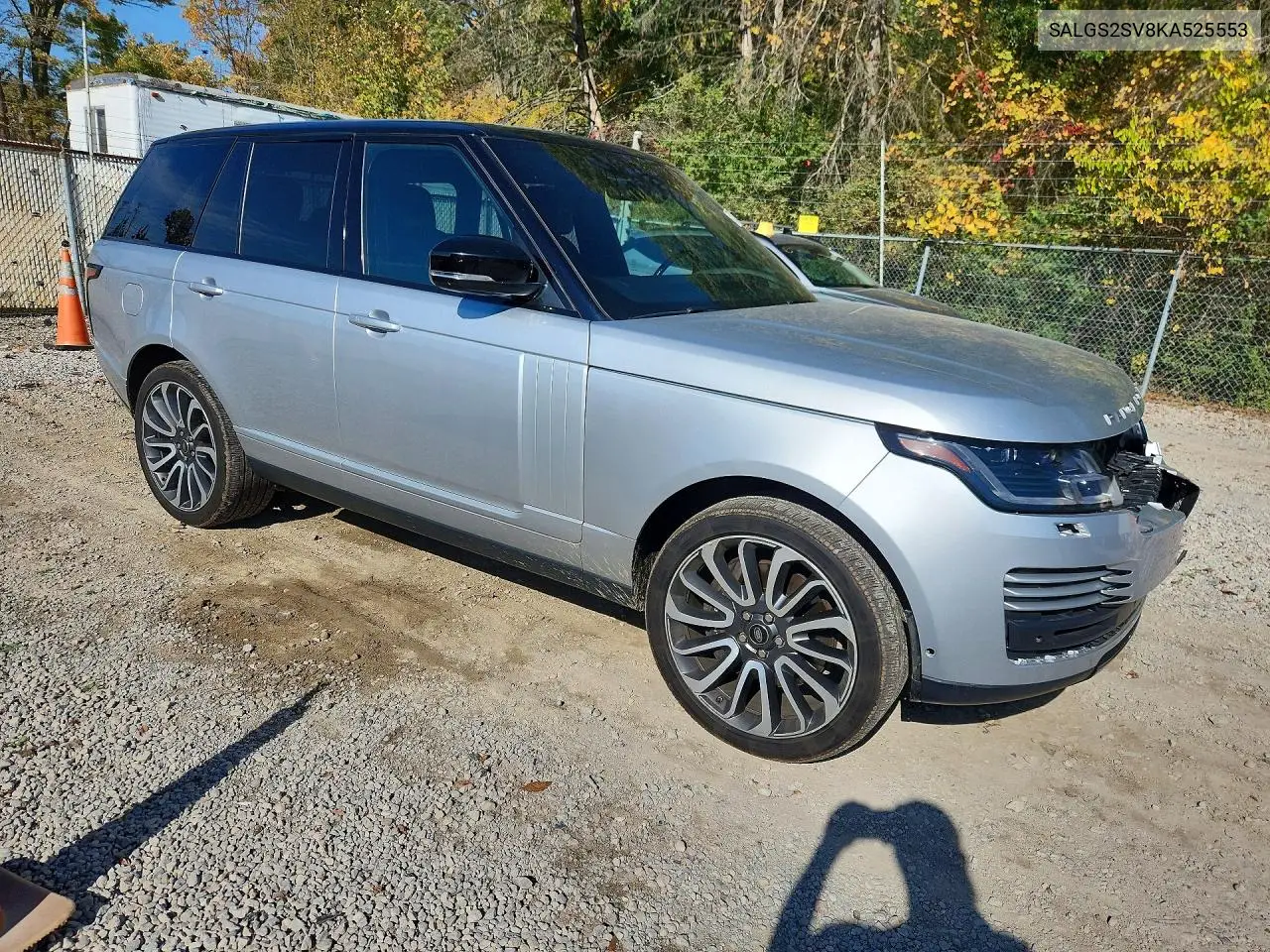 2019 LAND ROVER RANGE ROVER VIN SALGS2SV8KA525553 — фото 4