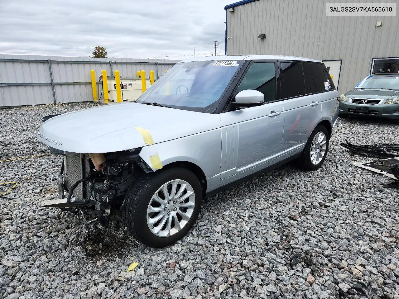 LAND ROVER RANGE ROVER 2019, VIN SALGS2SV7KA565610