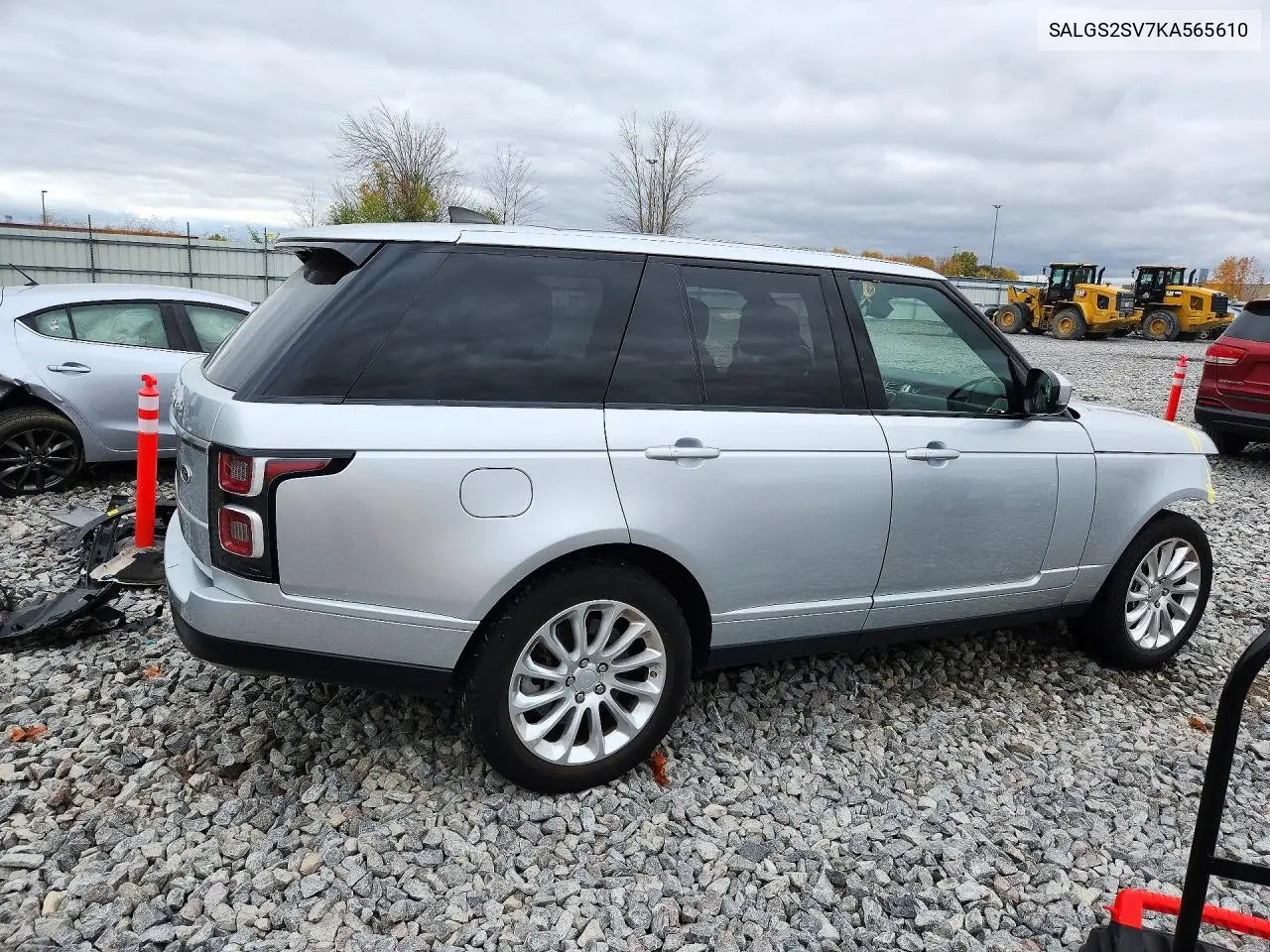 2019 LAND ROVER RANGE ROVER VIN SALGS2SV7KA565610 — фото 3