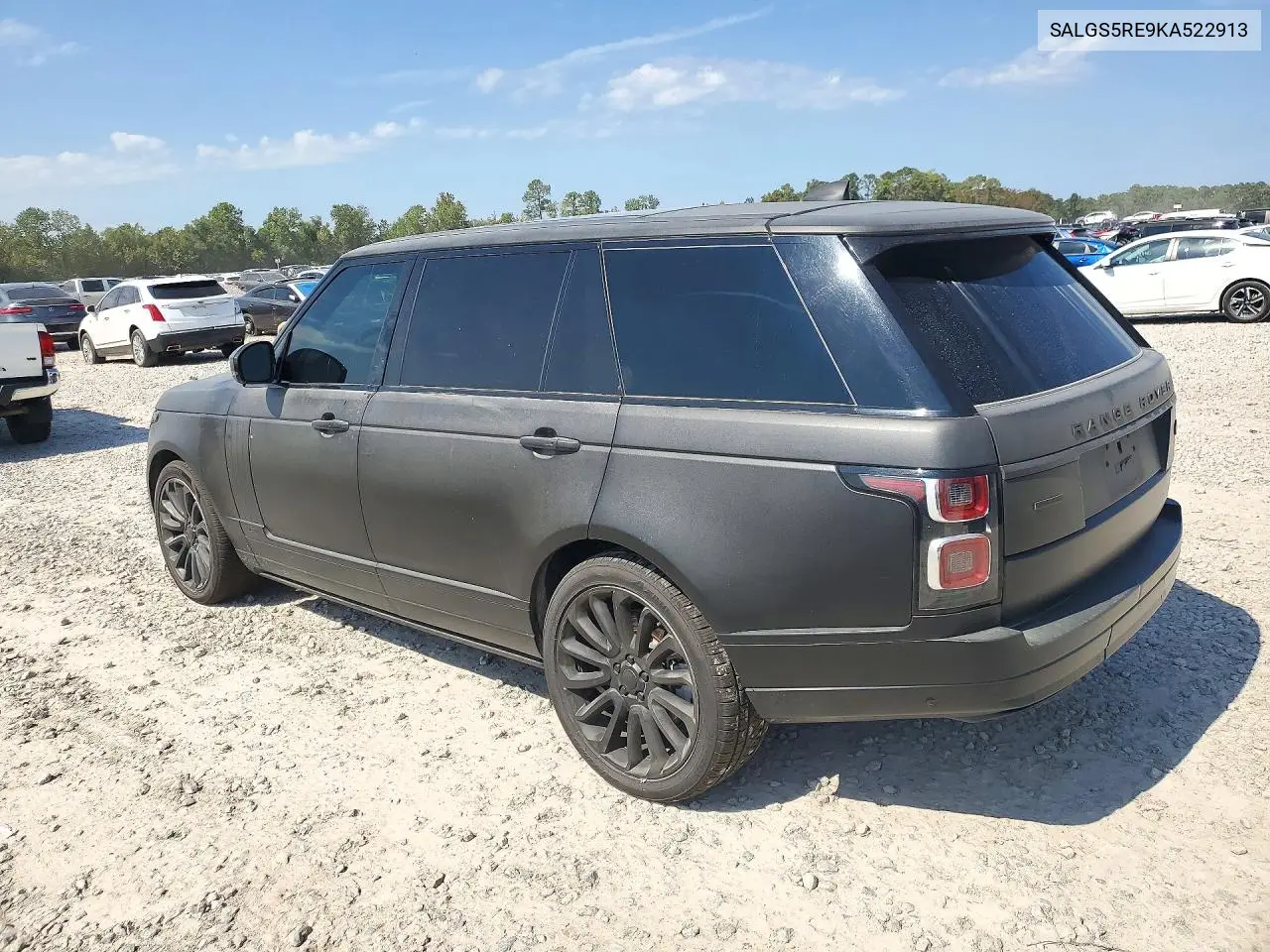 2019 LAND ROVER RANGE ROVER VIN SALGS5RE9KA522913 — фото 2