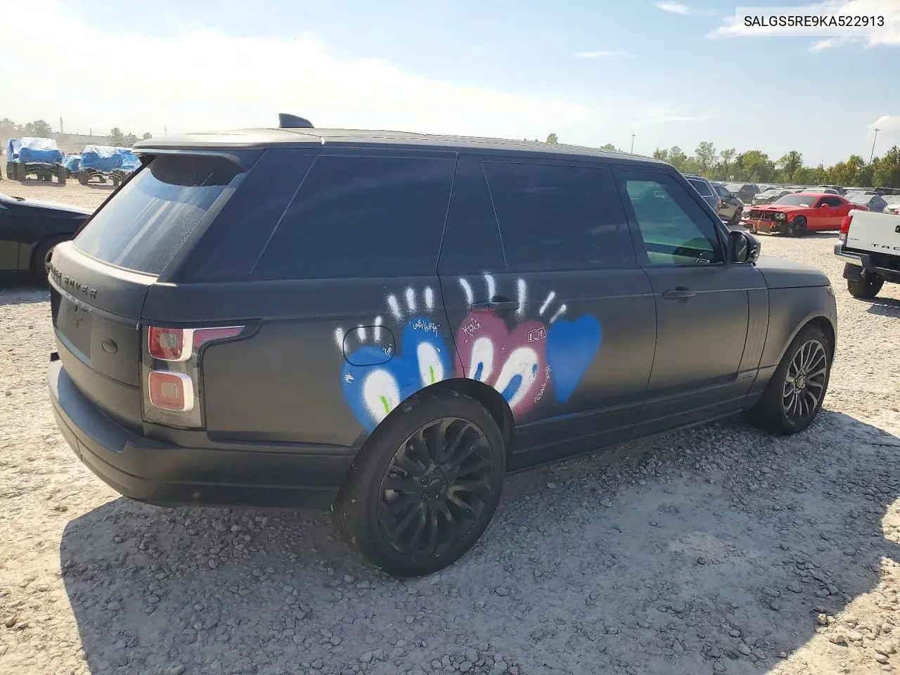 2019 LAND ROVER RANGE ROVER VIN SALGS5RE9KA522913 — фото 3