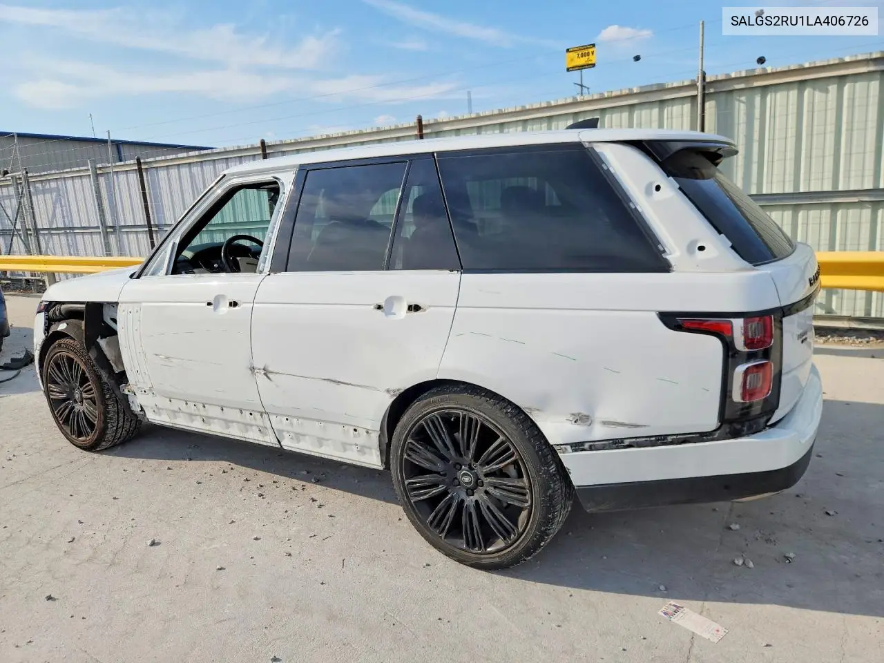 2020 LAND ROVER RANGE ROVER VIN SALGS2RU1LA406726 — фото 2