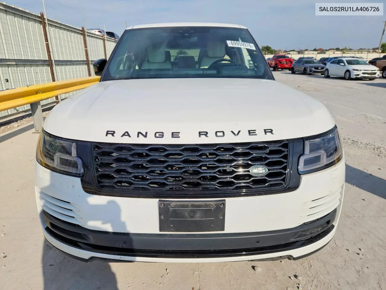 2020 LAND ROVER RANGE ROVER VIN SALGS2RU1LA406726 — фото 5