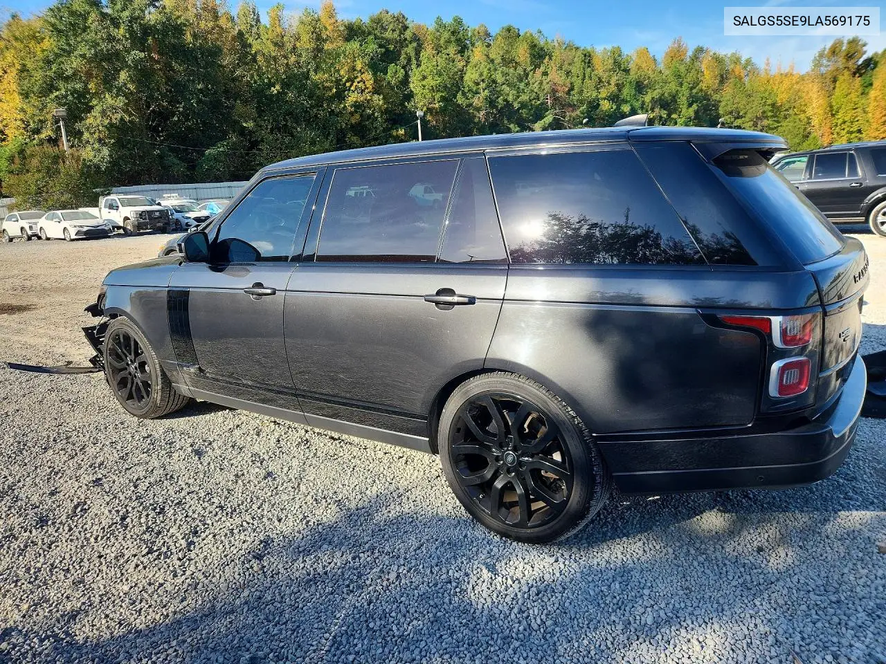 2020 LAND ROVER RANGE ROVER VIN SALGS5SE9LA569175 — фото 2