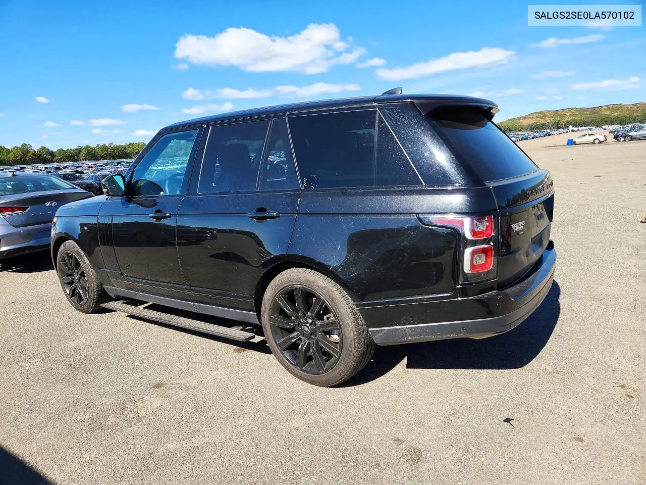2020 LAND ROVER RANGE ROVER VIN SALGS2SE0LA570102 — фото 2