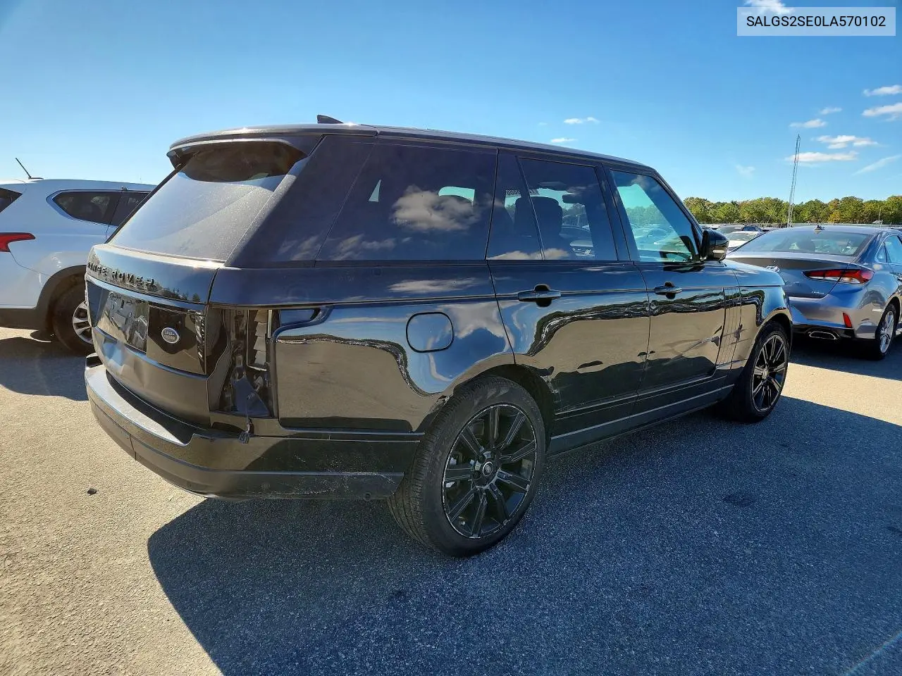 2020 LAND ROVER RANGE ROVER VIN SALGS2SE0LA570102 — фото 3