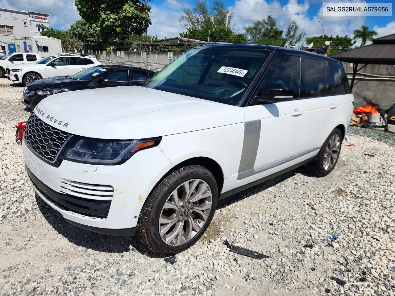 LAND ROVER RANGE ROVER 2020, VIN SALGS2RU4LA579656