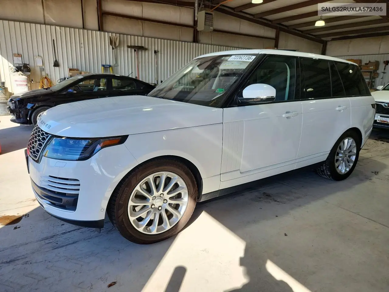 LAND ROVER RANGE ROVER 2020, VIN SALGS2RUXLA572436