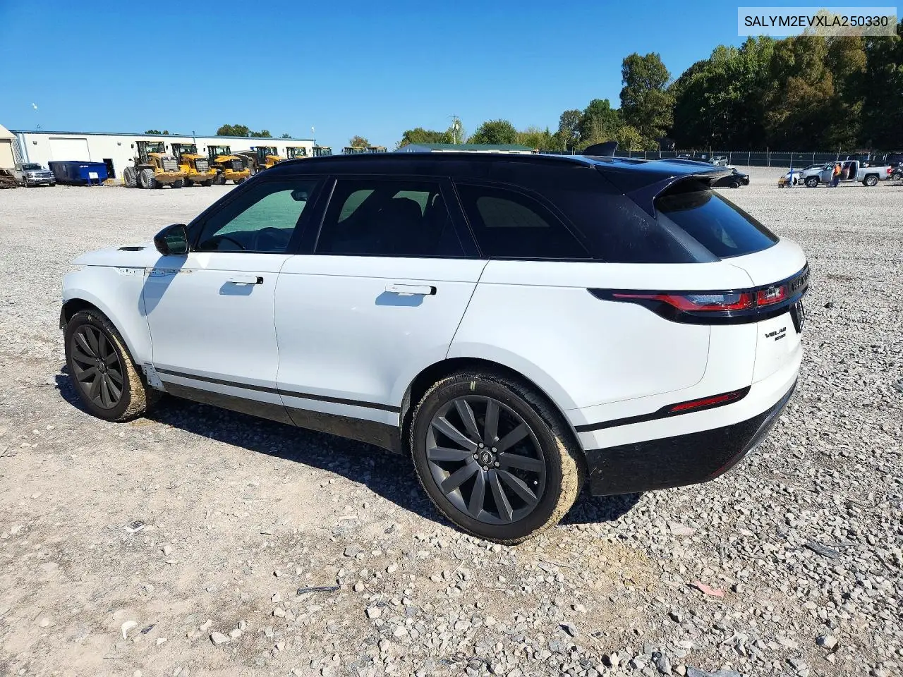 2020 LAND ROVER RANGE ROVER VIN SALYM2EVXLA250330 — фото 2