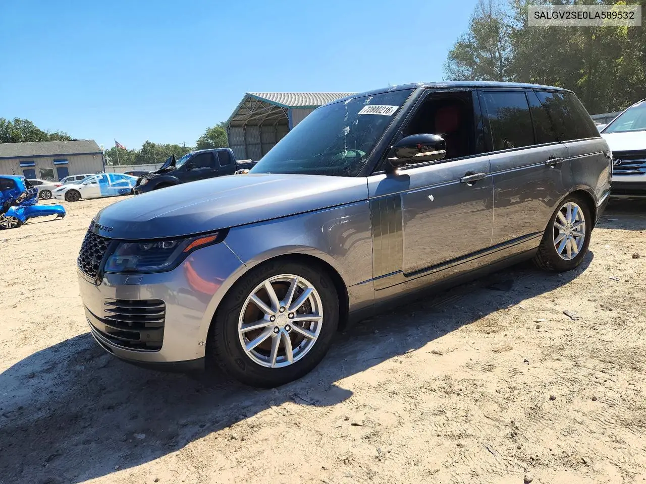 LAND ROVER RANGE ROVER 2020, VIN SALGV2SE0LA589532