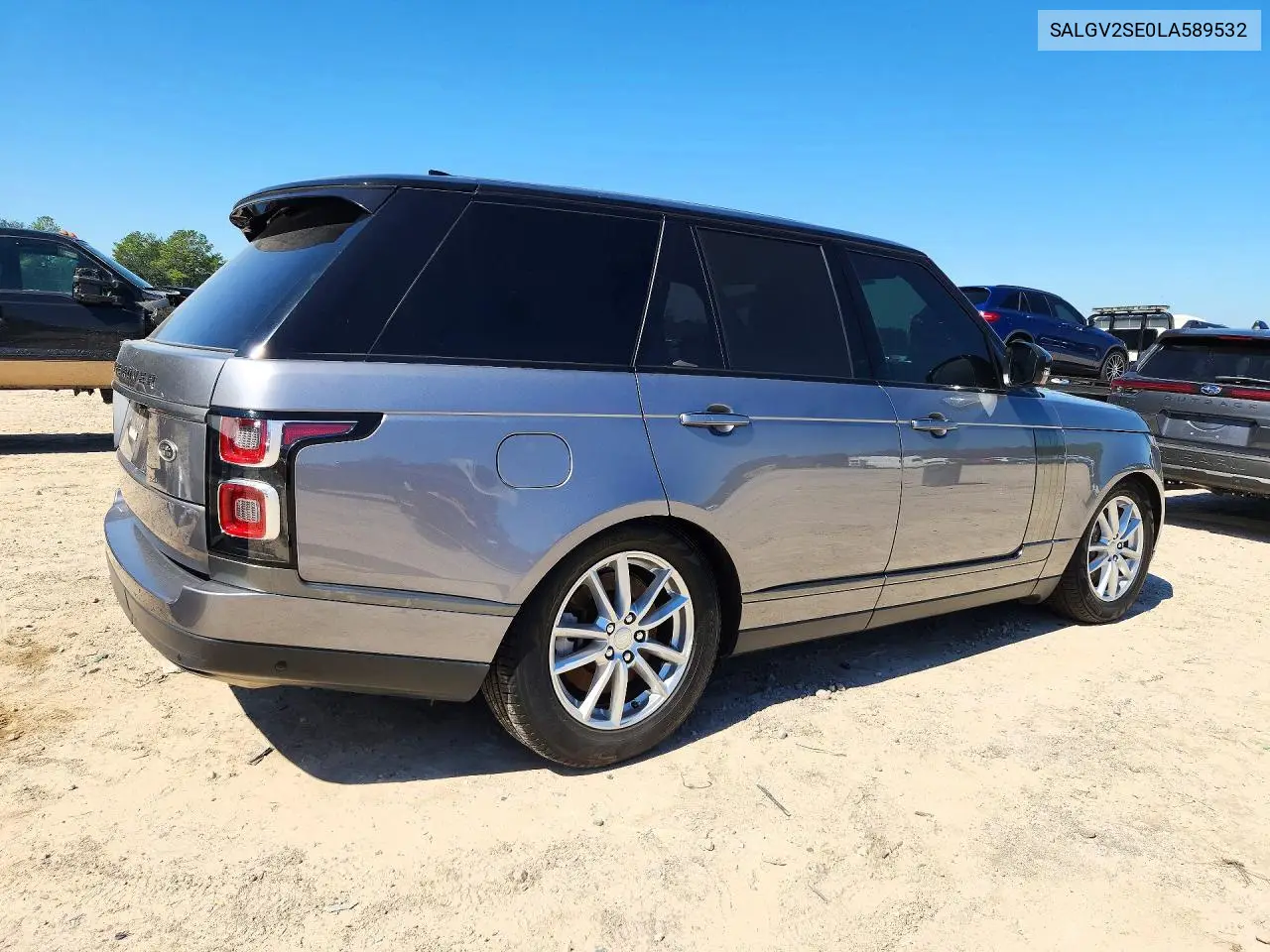 2020 LAND ROVER RANGE ROVER VIN SALGV2SE0LA589532 — фото 3