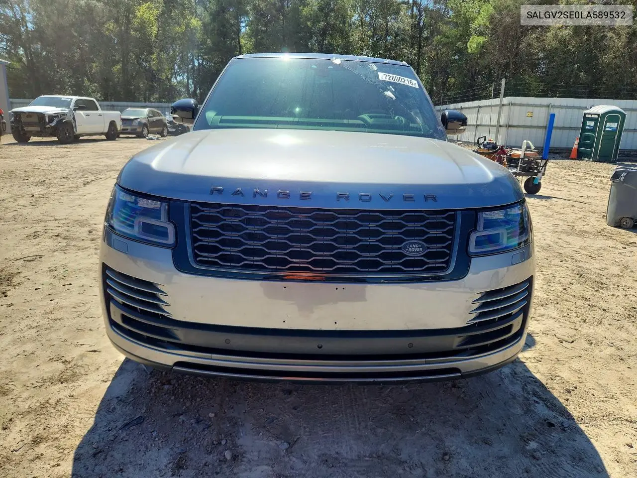 2020 LAND ROVER RANGE ROVER VIN SALGV2SE0LA589532 — фото 5