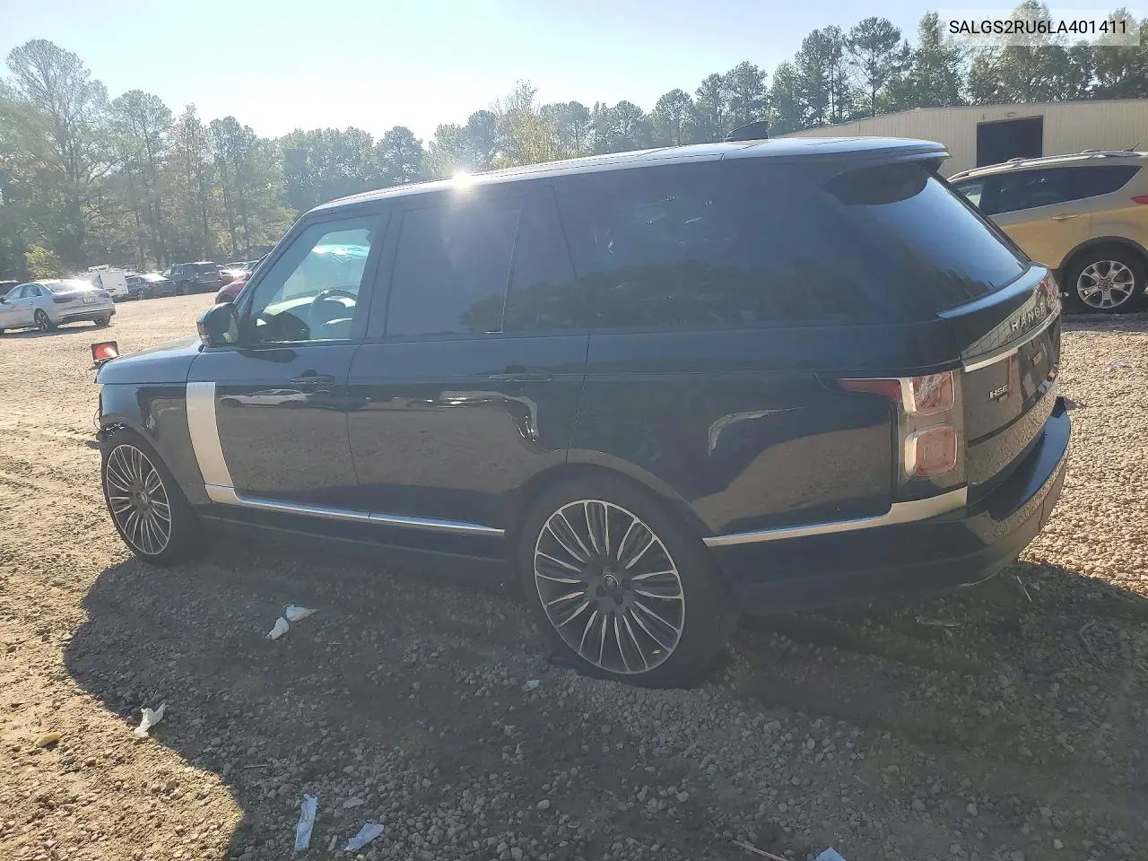 2020 LAND ROVER RANGE ROVER VIN SALGS2RU6LA401411 — фото 2