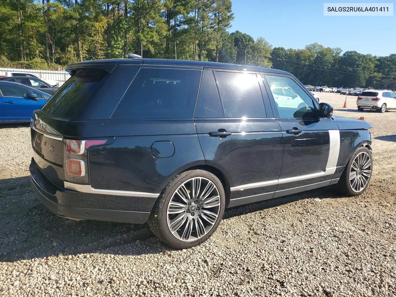 2020 LAND ROVER RANGE ROVER VIN SALGS2RU6LA401411 — фото 3