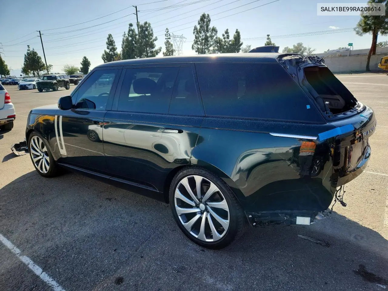 2024 LAND ROVER RANGE ROVER VIN SALK1BE99RA208614 — фото 2