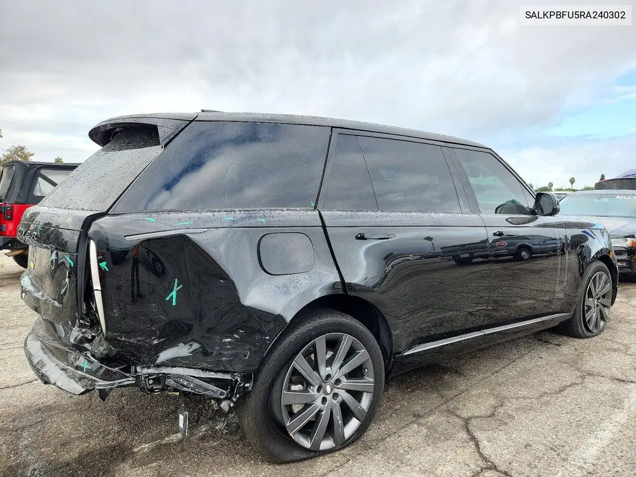 2024 LAND ROVER RANGE ROVER VIN SALKPBFU5RA240302 — фото 3