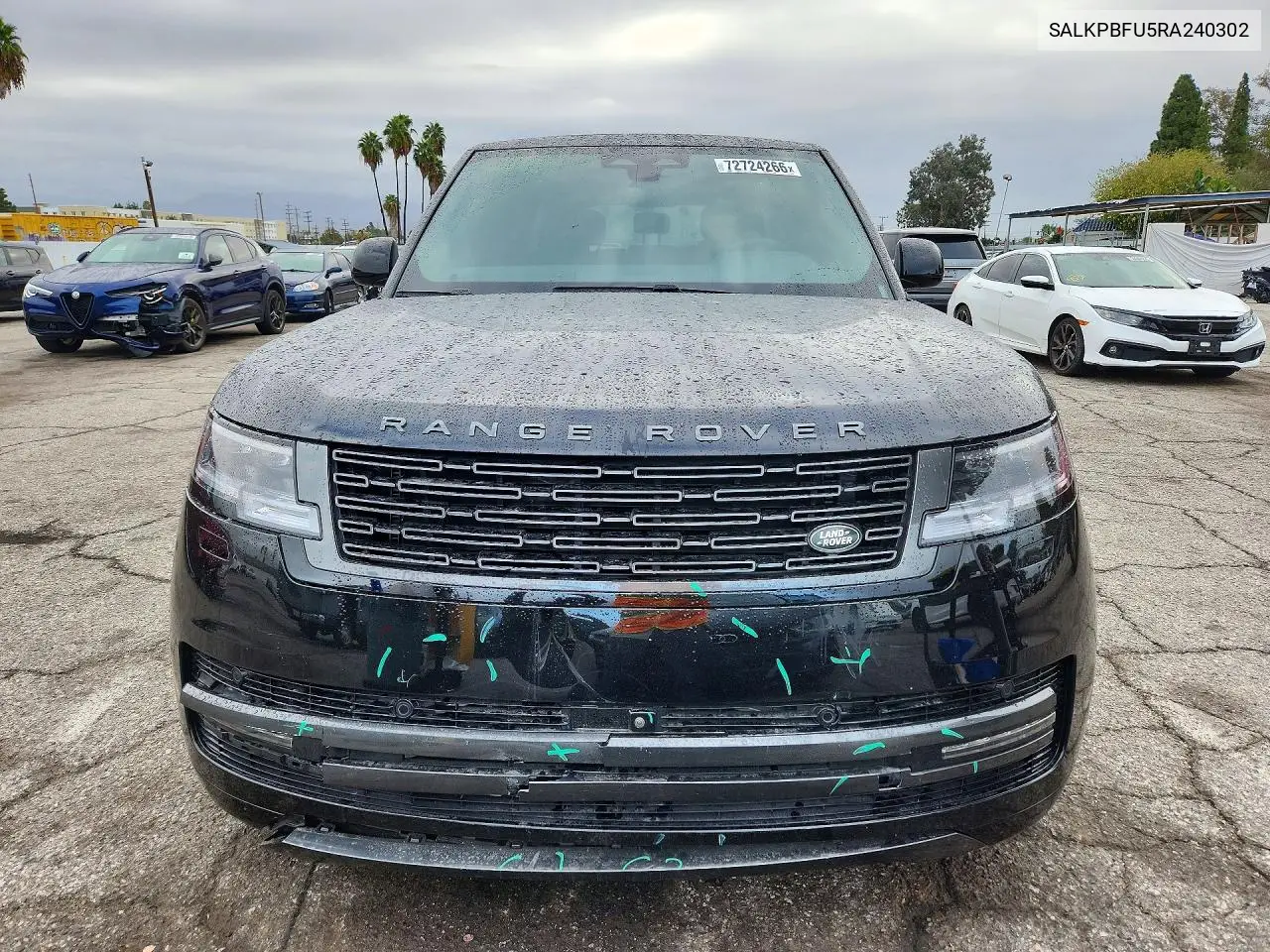 2024 LAND ROVER RANGE ROVER VIN SALKPBFU5RA240302 — фото 5
