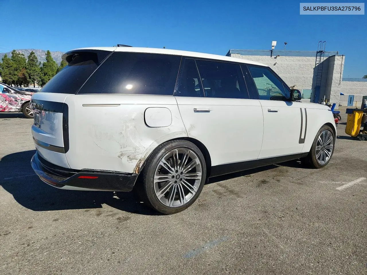 2025 LAND ROVER RANGE ROVER VIN SALKPBFU3SA275796 — фото 3