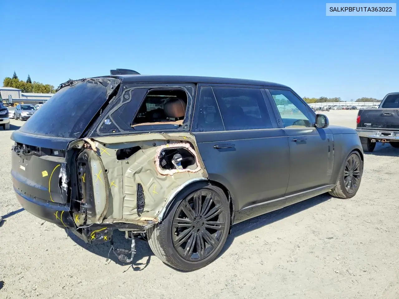 2026 LAND ROVER RANGE ROVER VIN SALKPBFU1TA363022 — фото 3