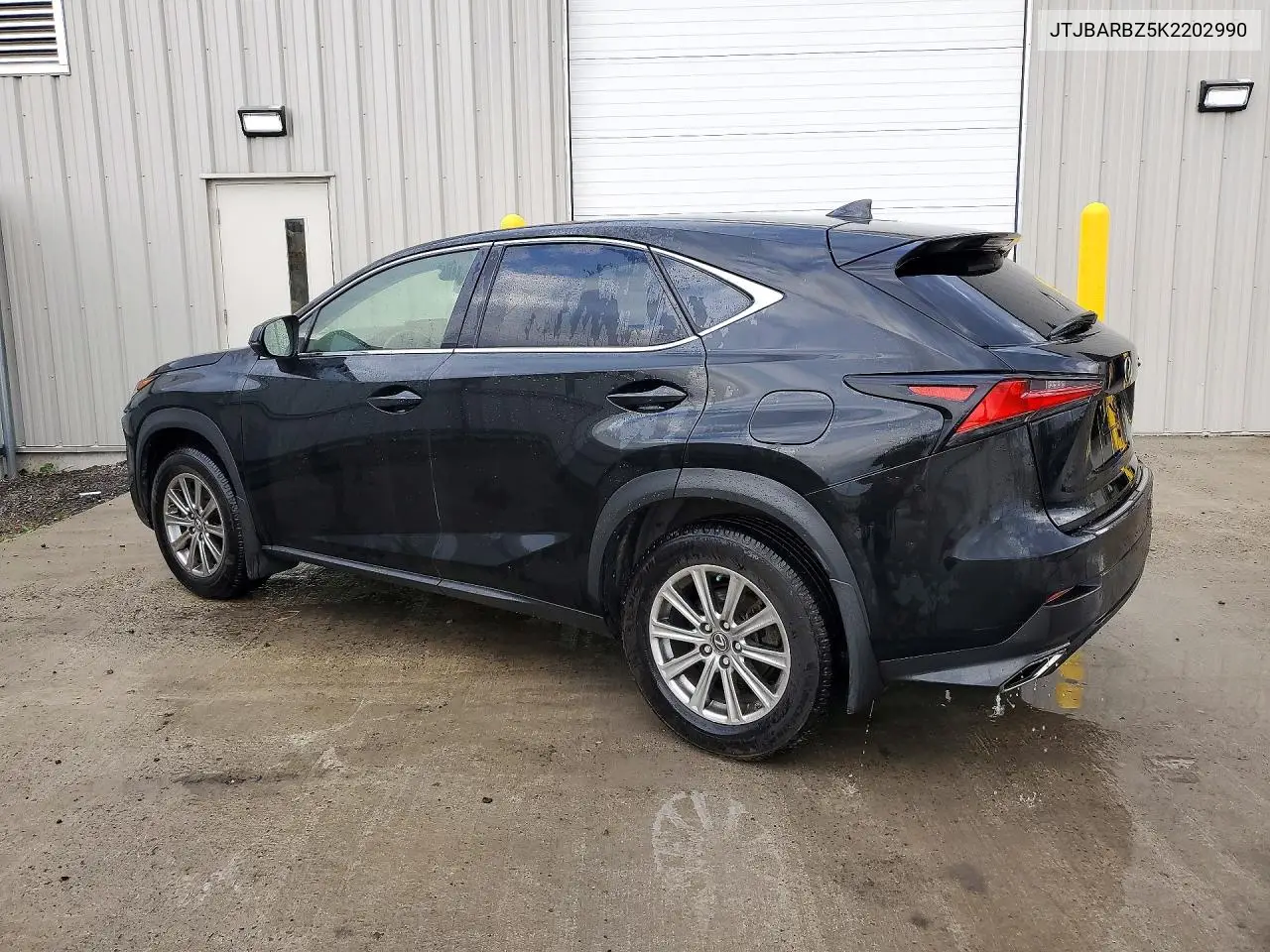 2019 LEXUS NX VIN JTJBARBZ5K2202990 — фото 2