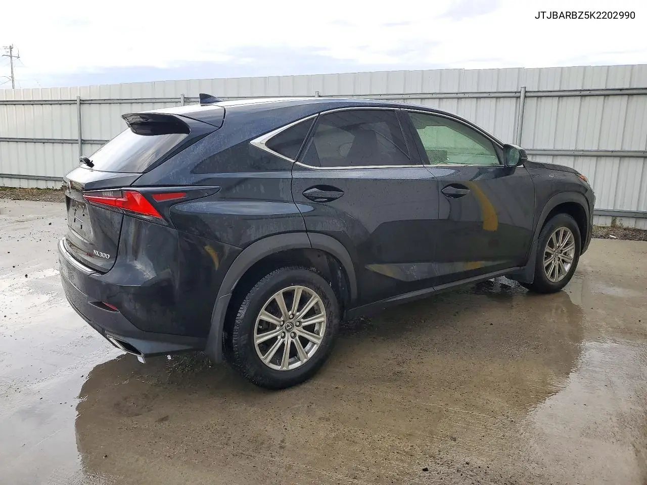 2019 LEXUS NX VIN JTJBARBZ5K2202990 — фото 3