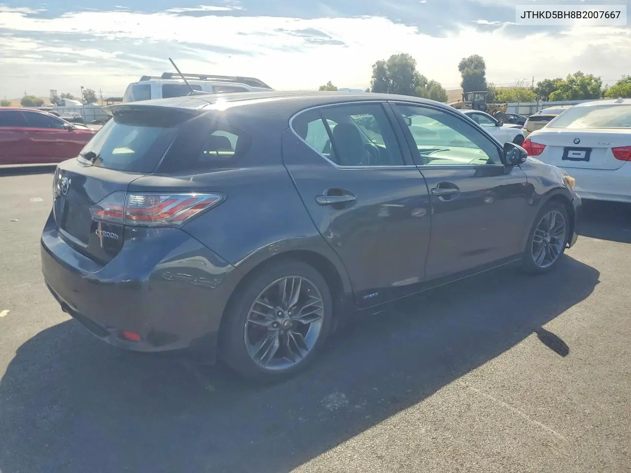 2011 LEXUS CT VIN JTHKD5BH8B2007667 — фото 3