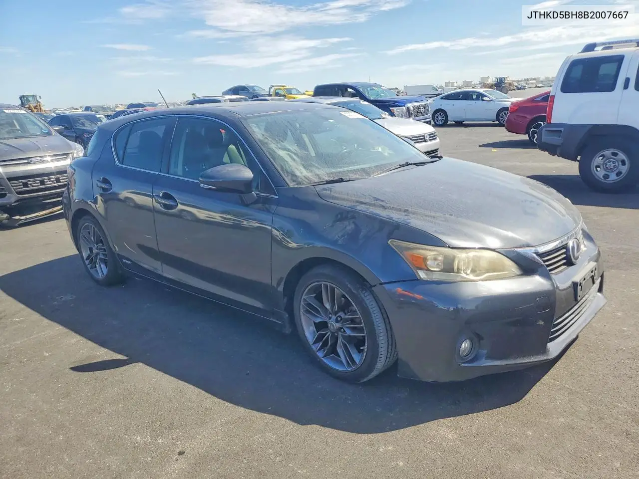 2011 LEXUS CT VIN JTHKD5BH8B2007667 — фото 4
